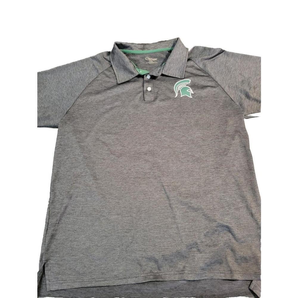 Michigan State University Spartans Chiliwear Polo Shirt Adult XXL Black